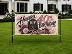 Funny 40th Birthday Banner, RIP 30s Party Sign, Women Backdrop