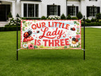 Ladybug 3rd Birthday Banner