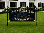 Judge Retirement Banner, Retirement Party Sign, Courtroom Farewell Decor