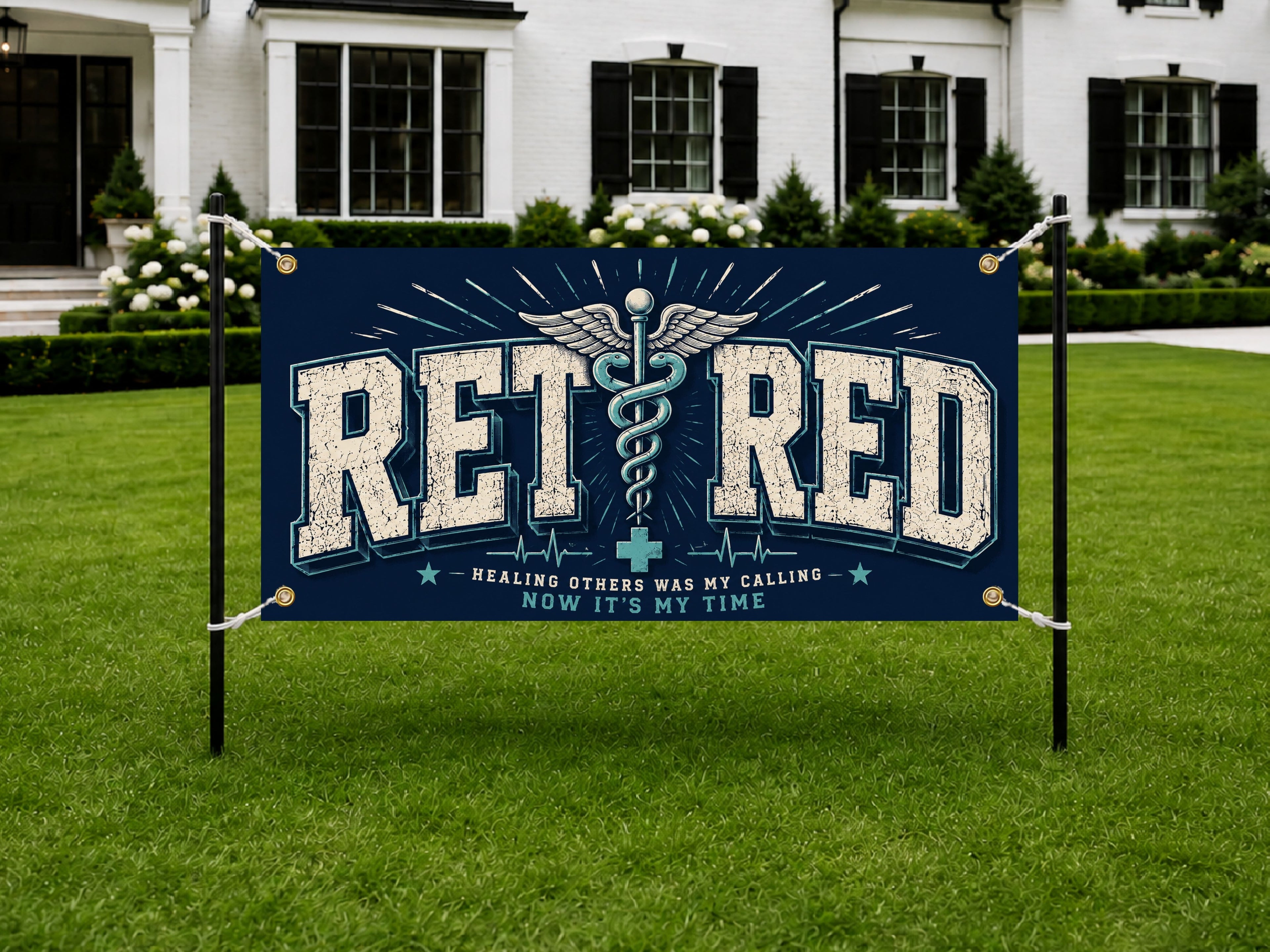 Medical Retirement Party Banner