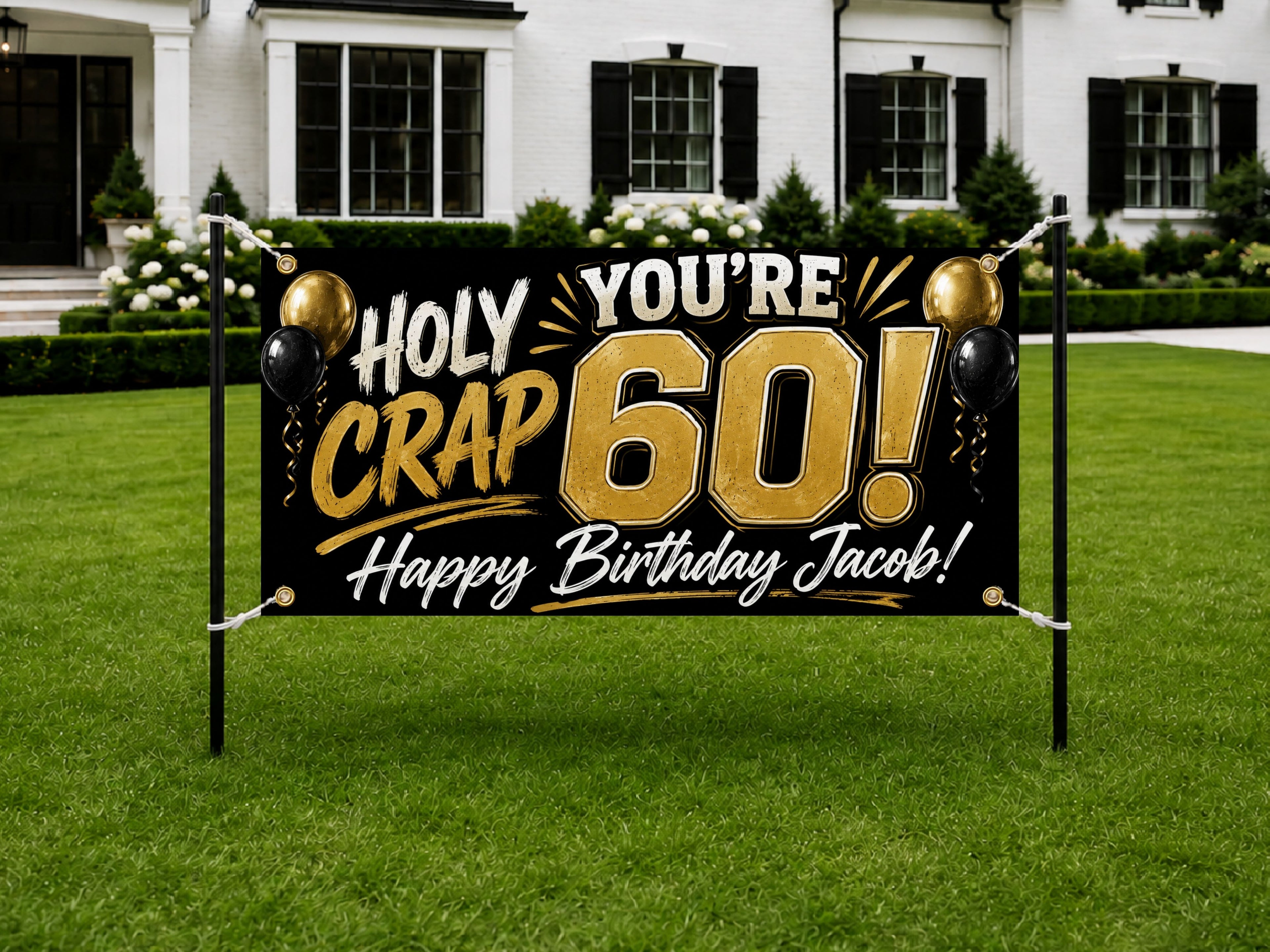 Holy Crap 60th Banner