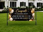Funny Retirement Banner for Husband | Coworker Retirement Party Decor