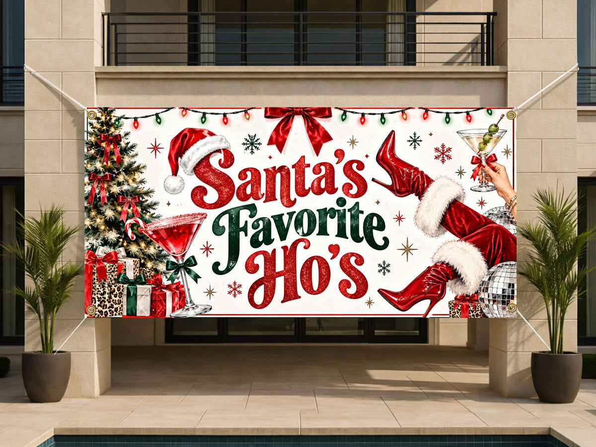 Santa Ho Ho Ho Banner