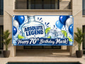 Absolute Legend 70th Birthday Banner