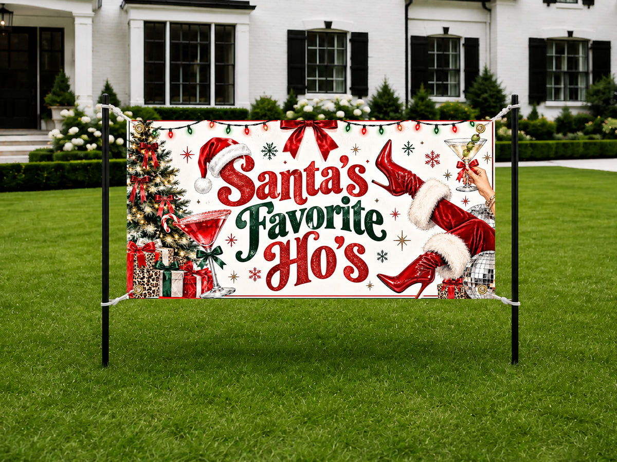Santa Ho Ho Ho Banner