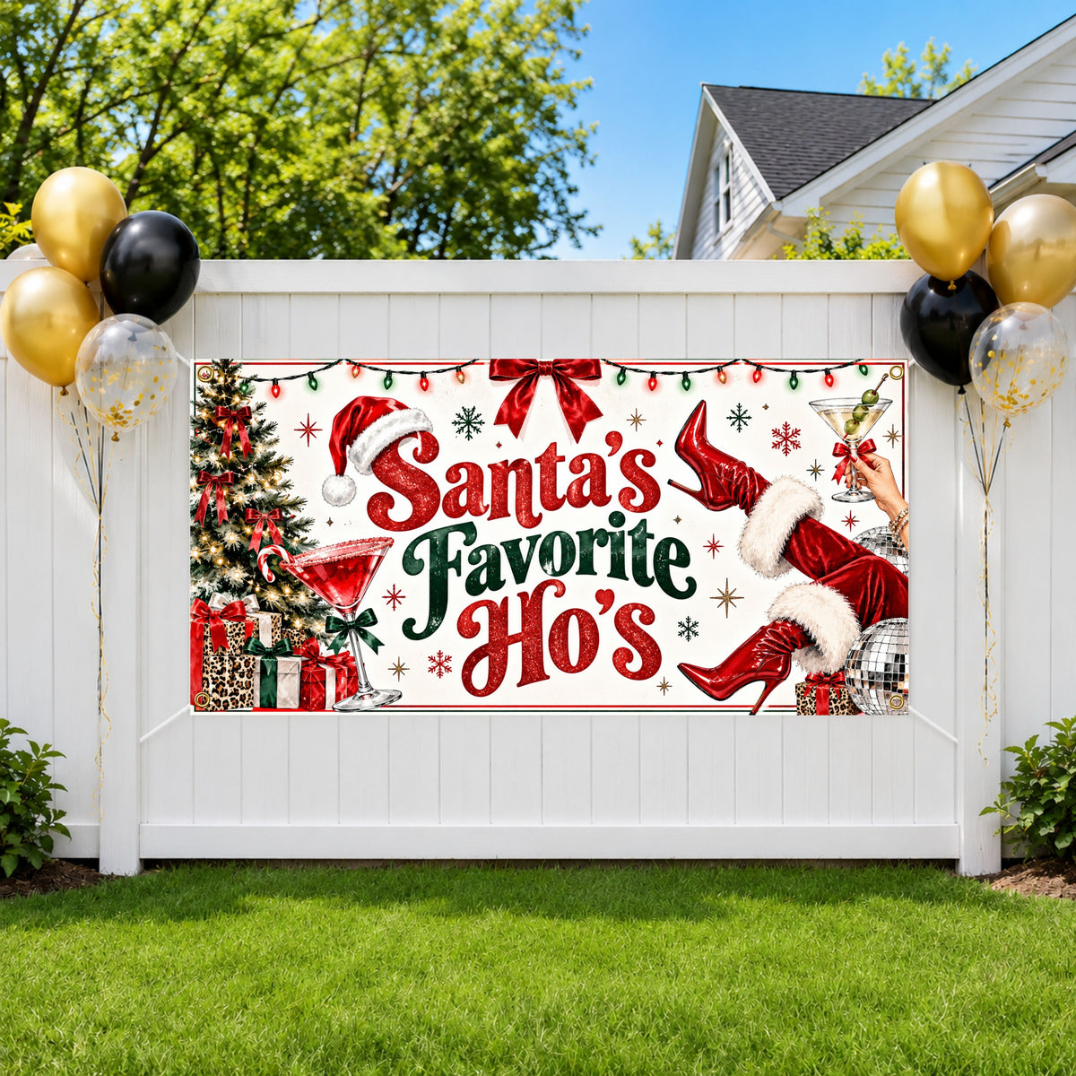 Santa Ho Ho Ho Banner