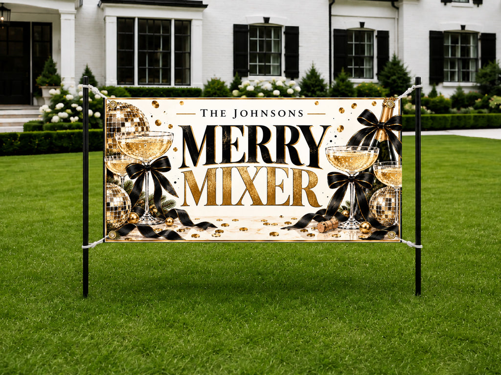 Merry Mixer Holiday Banner