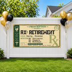 Pharmacist Retirement Banner, Prescription Sign, Pharmacy Farewell