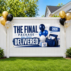 Retirement Banner, Postal Worker Retirement Sign, Final Package Backdrop