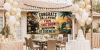 Funny Retirement Banner | Congrats on Leaving the Chaos Out of Office Forever
