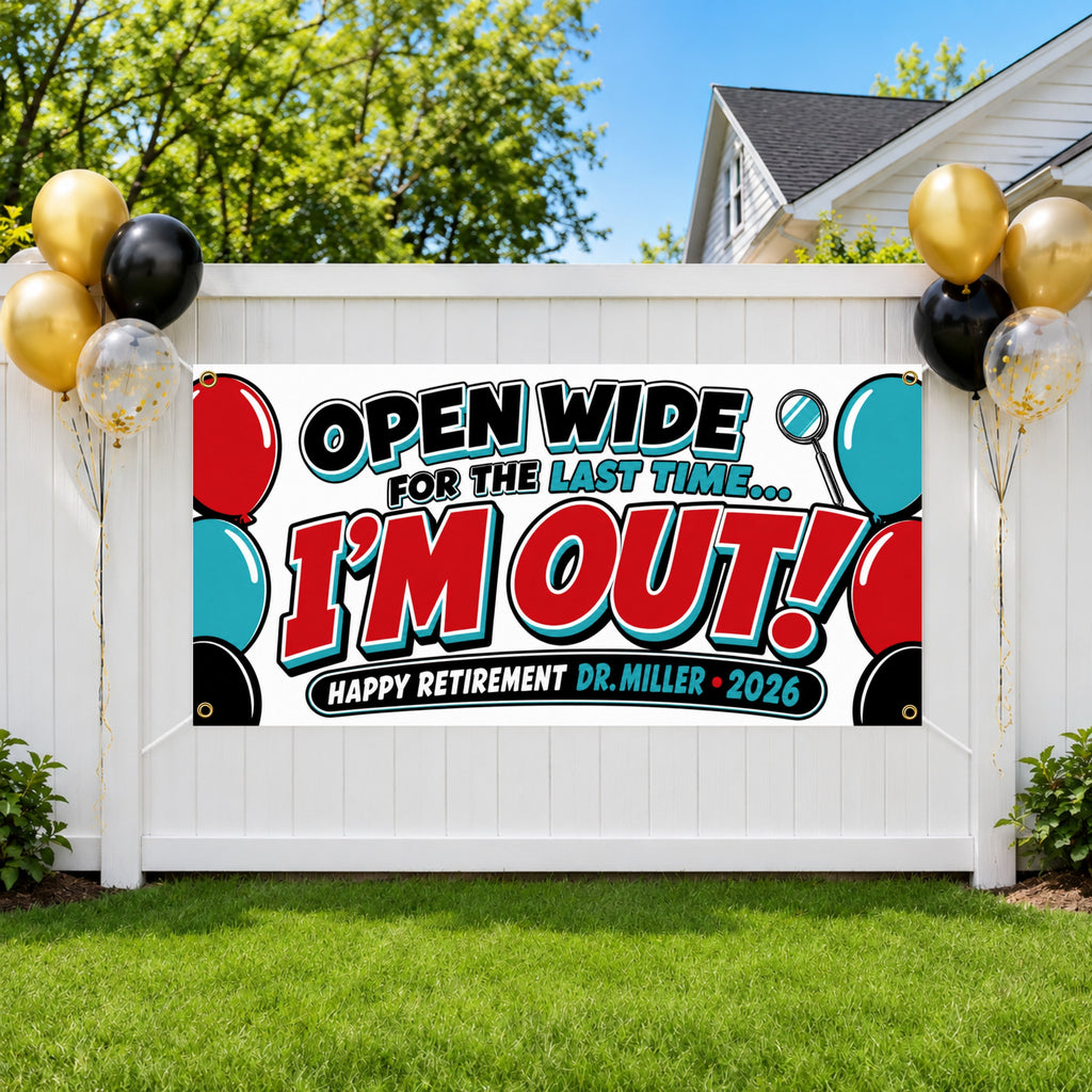Open Dentist Retirement Banner