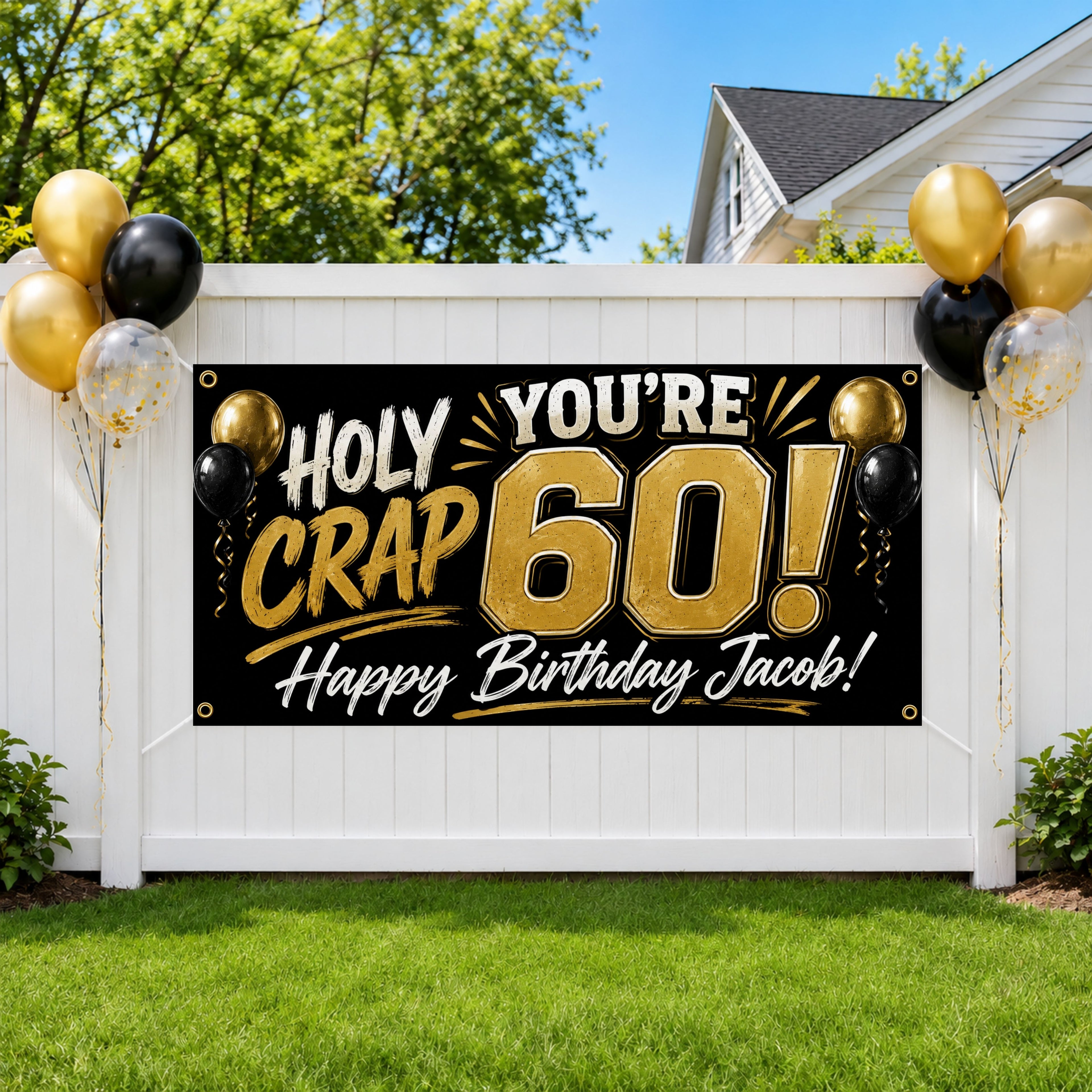 Holy Crap 60th Banner