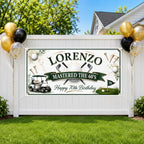 Golf 70th Birthday Banner, Masters Party Sign, Clubhouse Backdrop