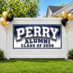 Custom Alumni Reunion Banner, Personalized Class Reunion Banner, Varsity Photo Backdrop