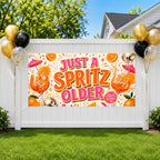 Birthday Banner, Spritz Party Sign, Cocktail Celebration Backdrop