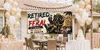 Funny Retirement Party Decor, Beach Retirement Farewell Party Banner