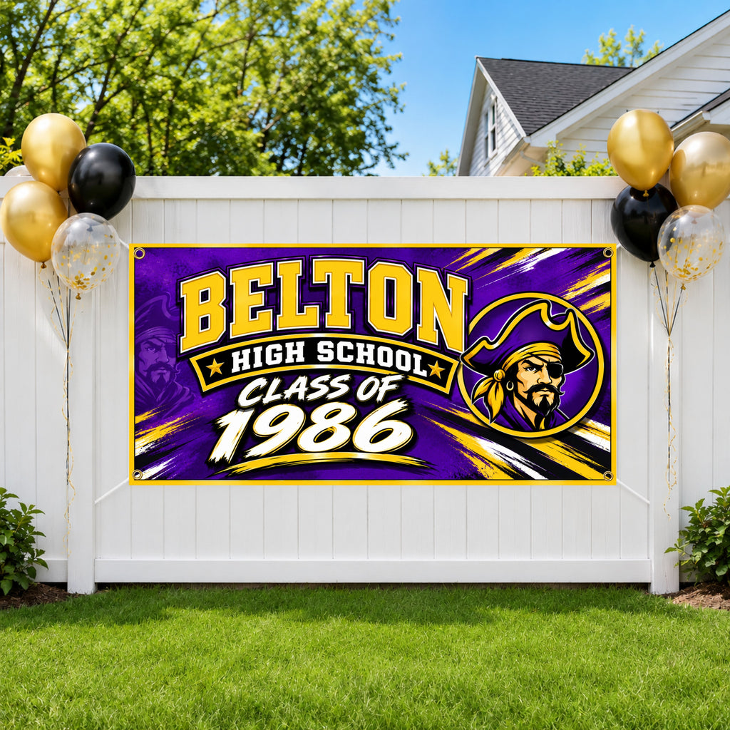Purple Gold Reunion Banner