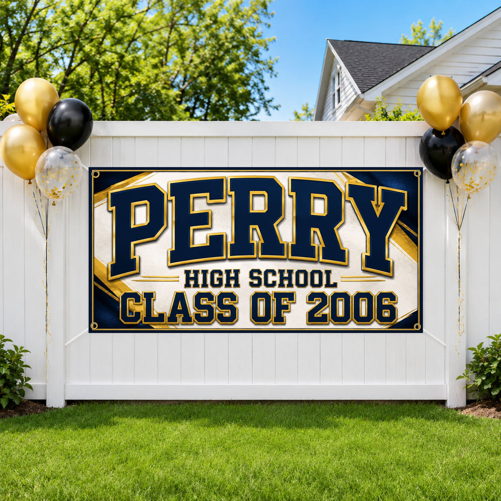 Custom Class Reunion Banner, Personalized Alumni Backdrop, Graduation Reunion Sign