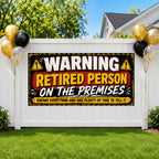 Funny Retirement Banner, Coworker Party Sign, Office Farewell Backdrop