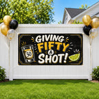 Tequila 50th Birthday Banner