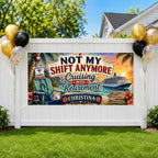 Nurse Retirement Banner, Not My Shift Anymore Sign, Cruise Backdrop