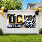 Custom High School Reunion Banner, Personalized Alumni Banner, Varsity Photo Backdrop