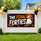 Halloween 40th Birthday Banner