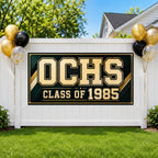 Class of Banner, High School or College Reunion Backdrop, Custom Alumni Sign