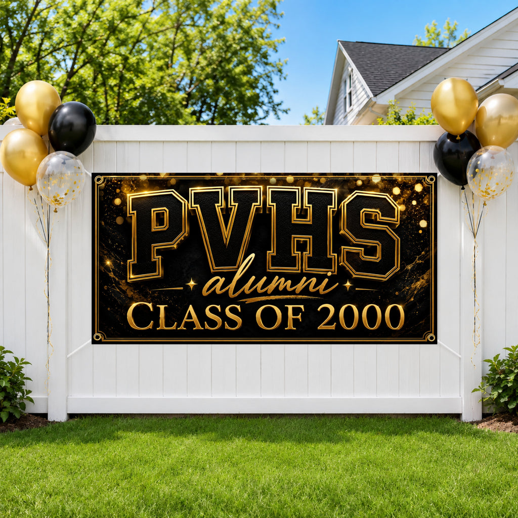 Alumni Reunion Banner, Class Reunion Sign, Personalized Photo Backdrop