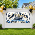 Cruise 40th Birthday Banner