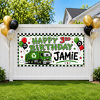 Garbage Truck 3rd Birthday Banner