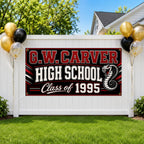 High School Reunion Banner, 30th Class Reunion Sign, Alumni Backdrop