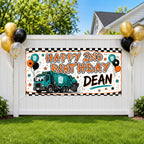 Garbage Truck 2nd Birthday Banner