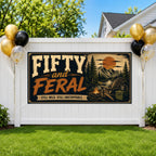 Outdoors 50th Birthday Banner
