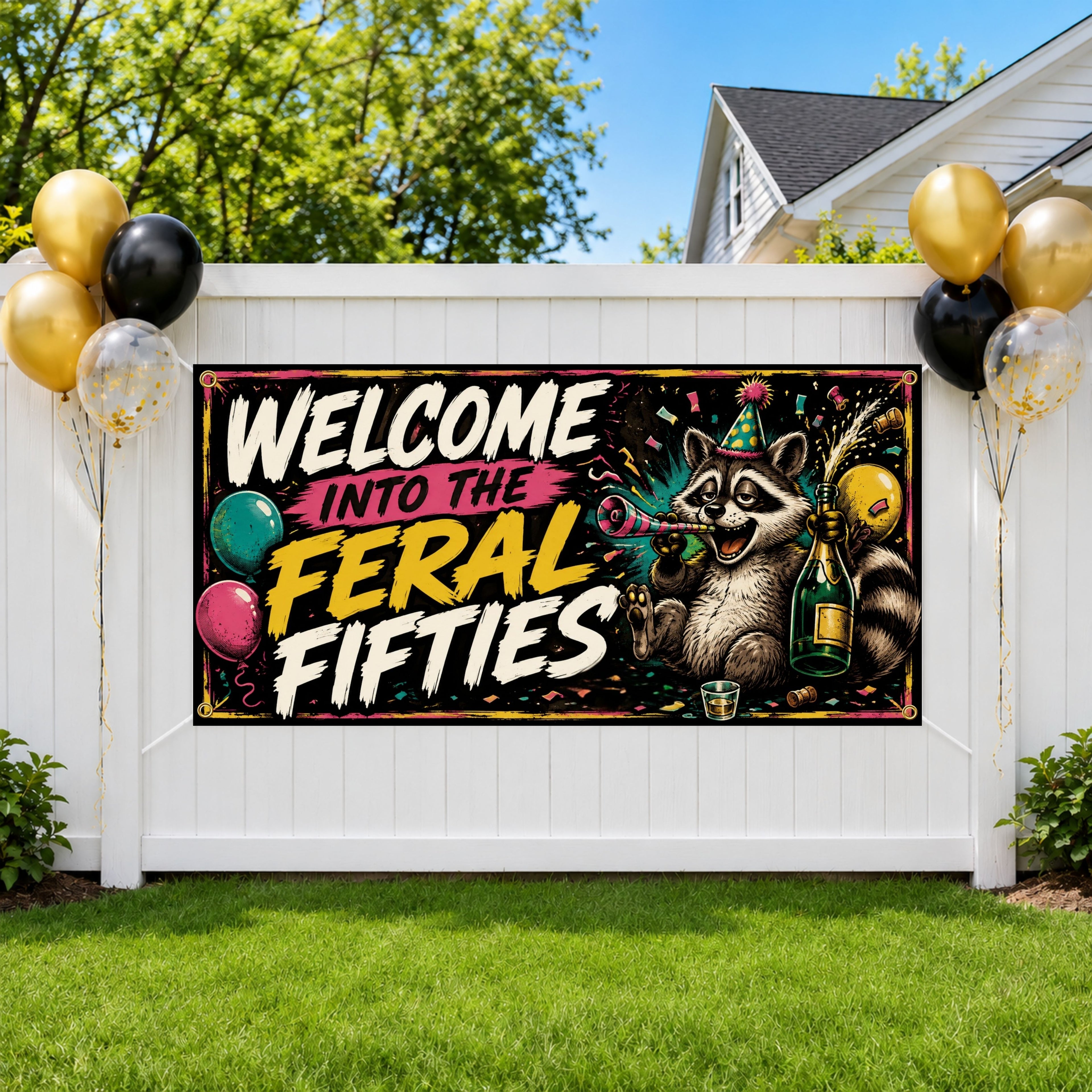 Feral Raccoon 50th Banner