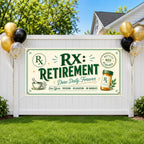 Pharmacist Retirement Banner, Prescription Sign, Pharmacy Farewell