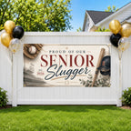 Senior Baseball Banner, Graduation Party Sign, Athlete Photo Backdrop