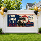Funny Retirement Banner, Mail Carrier Retirement Sign, Final Delivery Backdrop