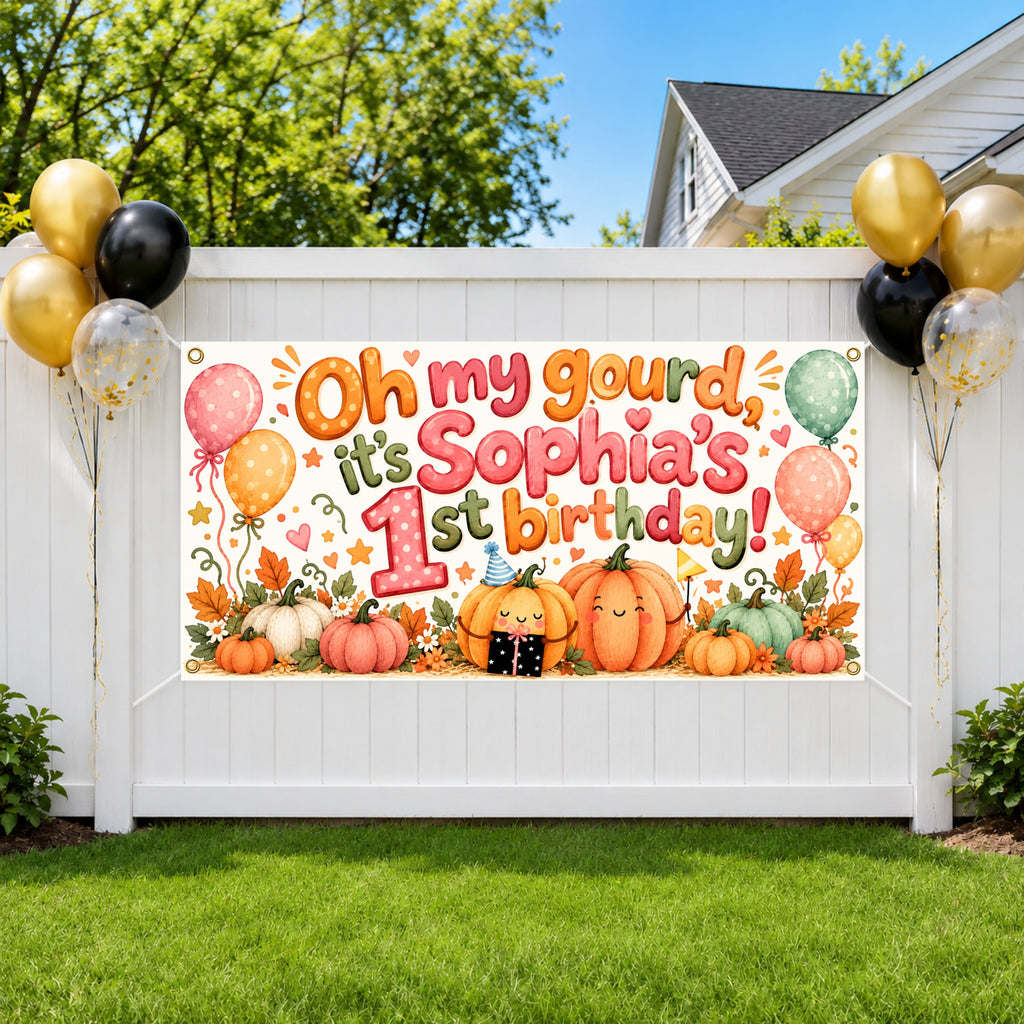 Oh My Gourd First Banner