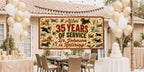 Veterinarian Retirement Banner | Years of Service Vet Tech Retirement Party Decor Sign