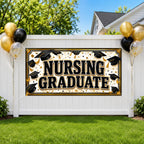 Nursing Graduation Banner, Nurse Party Sign, Photo Backdrop