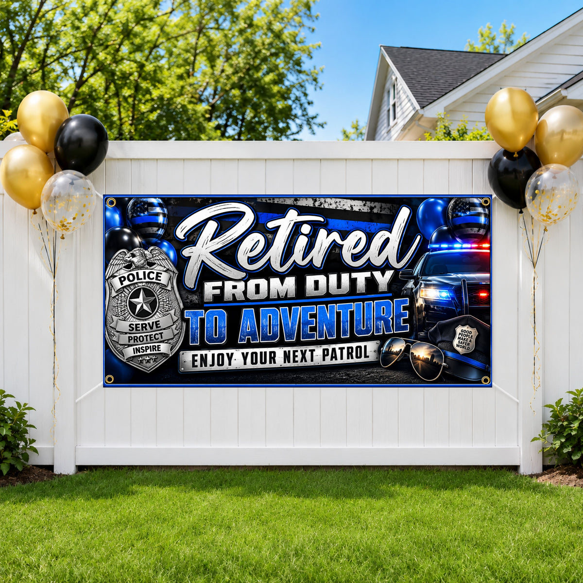 Retired Police Adventure Banner
