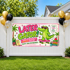 Funny Teacher Retirement Banner, Retirement Party Sign, Gator Theme