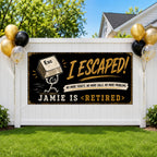 Retirement Party Banner, Funny Office Sign, Coworker Backdrop