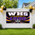 High School Reunion Banner, 40th Class Reunion Sign, Alumni Backdrop