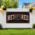 Firefighter Retirement Party Banner