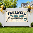 Farewell Smiles Retirement Banner