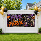 Raccoon 5th Birthday Banner