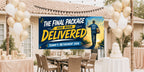 Delivery Driver Retirement Banner | Final Package Bold Goodbye 9 to 5