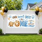Cookie 1st Birthday Banner